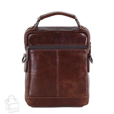 Сумка мужская кожаная 67712Z brown Zinimxs