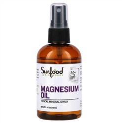 Sunfood, Magnesium Oil, 4 fl oz (118 ml)