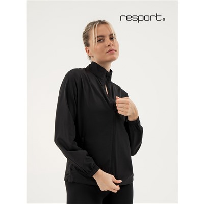 Ветровка женская Resport, р. 44, цвет чёрный, спортивная