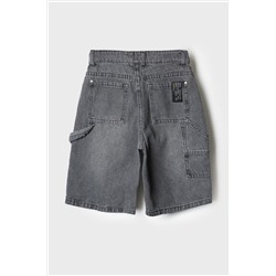 Шорты текстильные джинсовые для мальчиков PLAYTODAY, 1240614