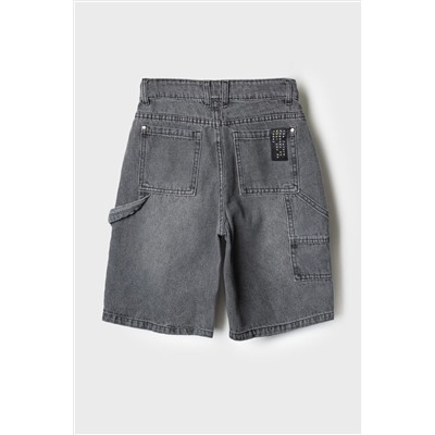 Шорты текстильные джинсовые для мальчиков PLAYTODAY, 1240614