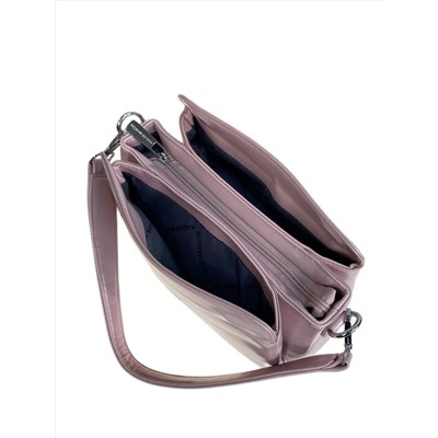 Женская сумка из искусственной кожи, цвет светло розовый