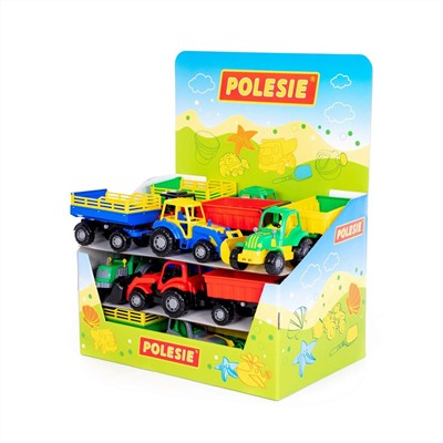 Полесье Трактор с прицепом (дисплей №21) Polesie