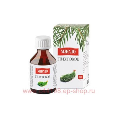 Масло пихтовое (эфирное) 30мл инд.упак