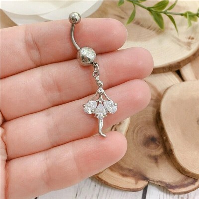 Пирсинг в пупок V8965