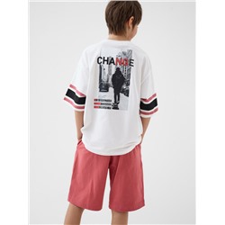 Комплект трикотажный для мальчиков: фуфайка (футболка), шорты