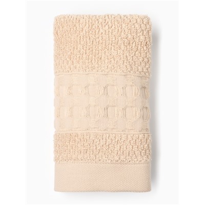 Полотенце махровое LoveLife «Регистан» 70×130 см, бежевое, 100% хлопок, 500 г/м²