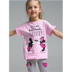 Фуфайка трикотажная для девочек (футболка)