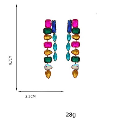 Серьги длинные на гвоздиках арт. 13 1652 (id 267294)
