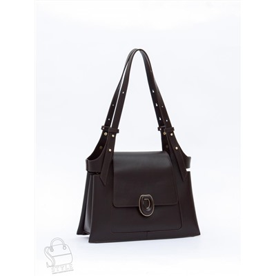 Сумка женская кожаная 2388Y coffee Polina&Eiterou