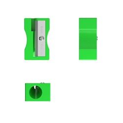 Точилка пласт. 1 отв. UNITY NEON цв.ассорти (54037)