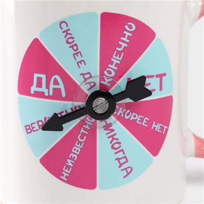 Кружка Доляна Twist, 350 мл, 12×8×9.5 см, керамика, белая