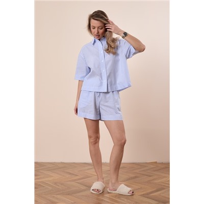 Костюм рубашка и шорты М326001бг