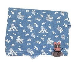 13068 Косынка для девочки "Заяц" принт: микс