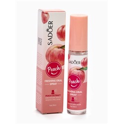 Освежитель дыхания Sadoer со вкусом персика, 18 мл