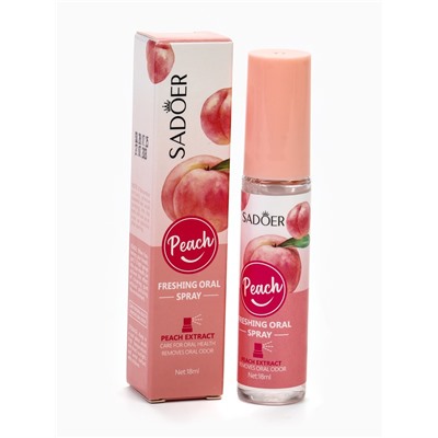 Освежитель дыхания Sadoer со вкусом персика, 18 мл