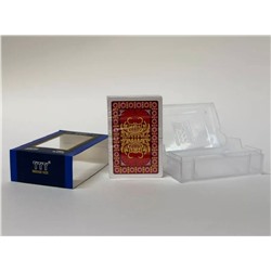 Карты игральные пластиковые красные