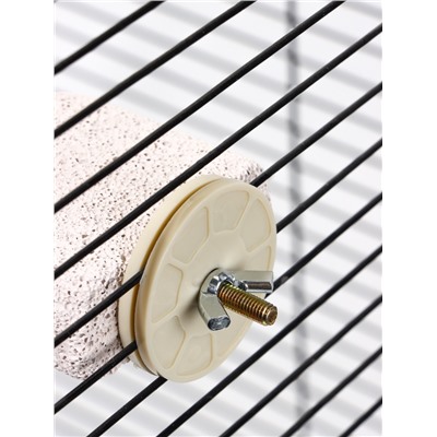 Минеральная жёрдочка для птиц «Пристань», 7×6 см