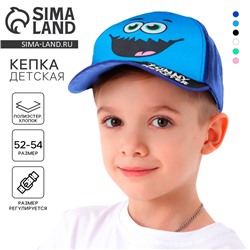 Кепка детская для мальчика «Монстр», р-р. 52-54 см 5-7 лет