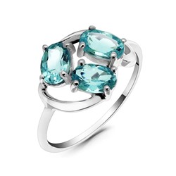 Кольцо из серебра топаз, Прелесть