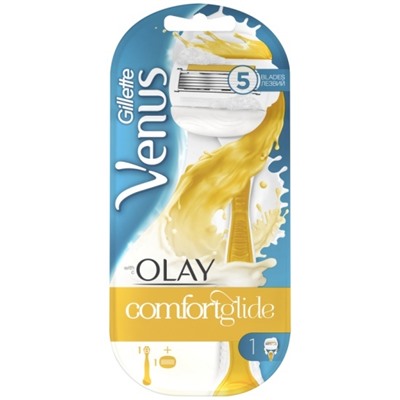 Станок для бритья Dʤɪˈlett ВИНУС Olay ComfortGlide (+ 1 кассета) (Оригинал)