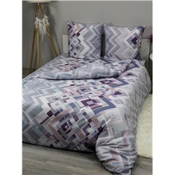 КПБ 2,0 сп бязь 120гр/м2 Текстильная коллекция сшивной стильные ромбы 1