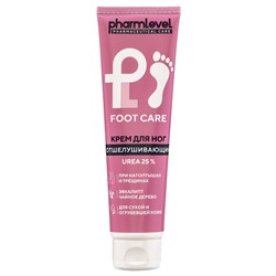 Pharmlevel FOOT CARE Крем для ног отшелушивающий UREA 25%, 100 мл