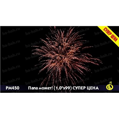 Фейерверк Р8460 Папа может (1,25" х 99)