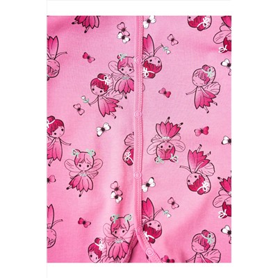 Комбинезон детский трикотажный для девочек, 3 шт в комплекте PLAYTODAY, 1240126