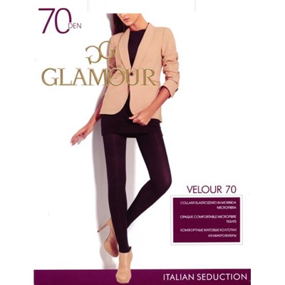 Колготки классические, Glamour, Velour 70