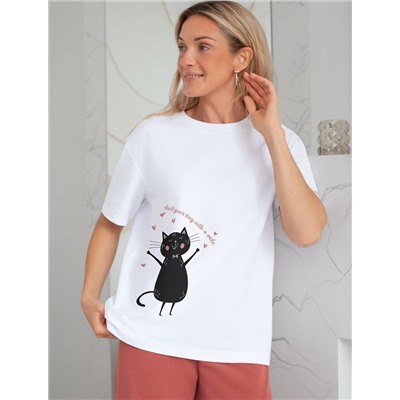 VILATTE Футболка D49.136