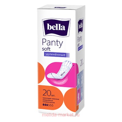 Прокладки Bella Panty Soft ежедневные удлиненные 20шт BE-021-RN20-R41