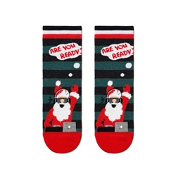 Новогодние CONTE-KIDS NEW YEAR Новогодние носки "Вечеринка с Сантой"