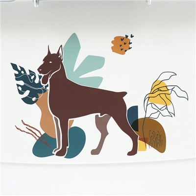 Контейнер для корма, 36 л, серый