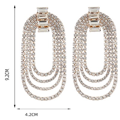 Серьги длинные на гвоздиках арт. 13 1666 (id 259141)