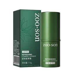(ЗАМЯТА КОРОБОЧКА) Бальзам от укусов насекомых в стике ZOO-SON Refreshing comfrey oinment, 7,4 гр.