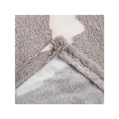 Плед с рукавами светящийся в темноте «Этель. Елочки», 150×200 см, плотность 220 г/м²