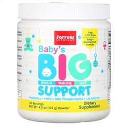 Jarrow Formulas, Baby’s Brain, Immune & Gut Support, 4.3 oz (123 g)