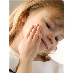 Серьги детские из золочёного серебра с фианитами 925 пробы 166з розовый