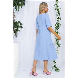 Платье Воздушный поцелуй (голубое) П13093-18М