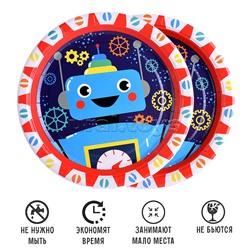 Набор посуды одноразовой "Робот" тарелки (10 шт)