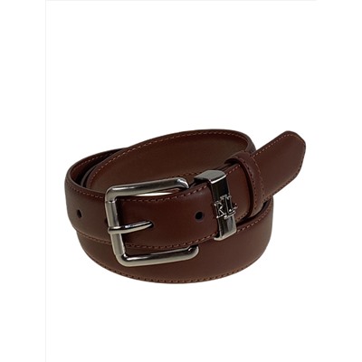 Ремень женский из натуральной кожи, цвет шоколад