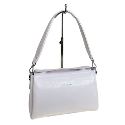 Женская сумка из искусственной кожи, цвет белый