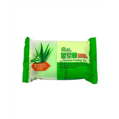 EKEL - МЫЛО ОТШЕЛУШИВАЮЩЕЕ С ЭКСТРАКТОМ АЛОЭ PREMIUM PEELING SOAP ALOE, 150 ГР