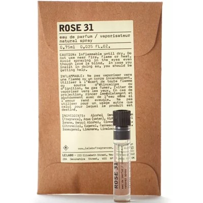 LE LABO ROSE 31 edp 0.75ml пробник