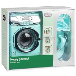 Бытовая техника "Стиральная машина" с аксессуарами, в коробке (цвет мятный)