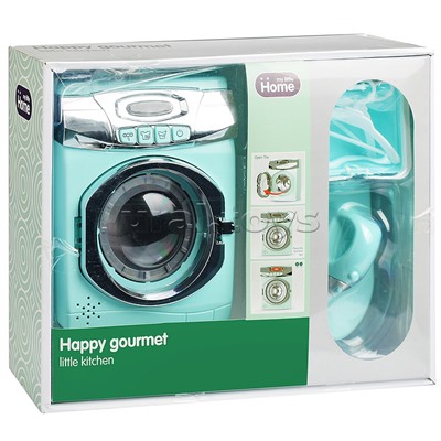 Бытовая техника "Стиральная машина" с аксессуарами, в коробке (цвет мятный)