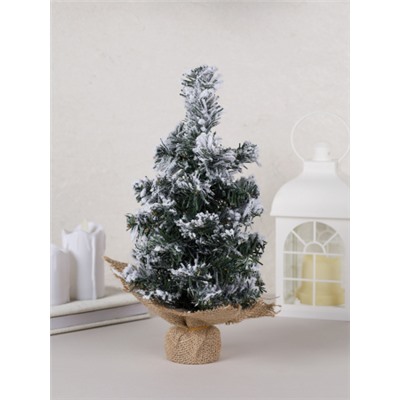 Елка искусственная декоративная 27 см / NA01 /уп 100/снег