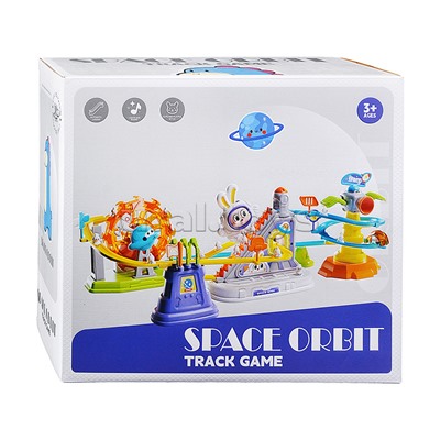 Игровой набор-трек "Давай, кролик, поднимайся по лестнице" в коробке