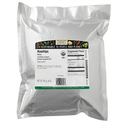 Frontier Natural Products, Органические цельные ягоды шиповника, 16 унций (453 г)